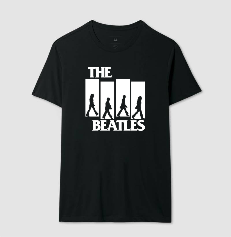 Camiseta The Beatles Caminhada Silhueta