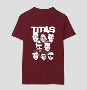 Camiseta Banda Titãs Faces