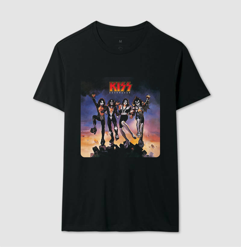 Camiseta Disco Kiss - Love Gun