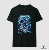 Camiseta Metallica Caveira Algodão Peruano