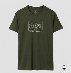 Camiseta Legião Urbana Silhueta Algodão Peruano