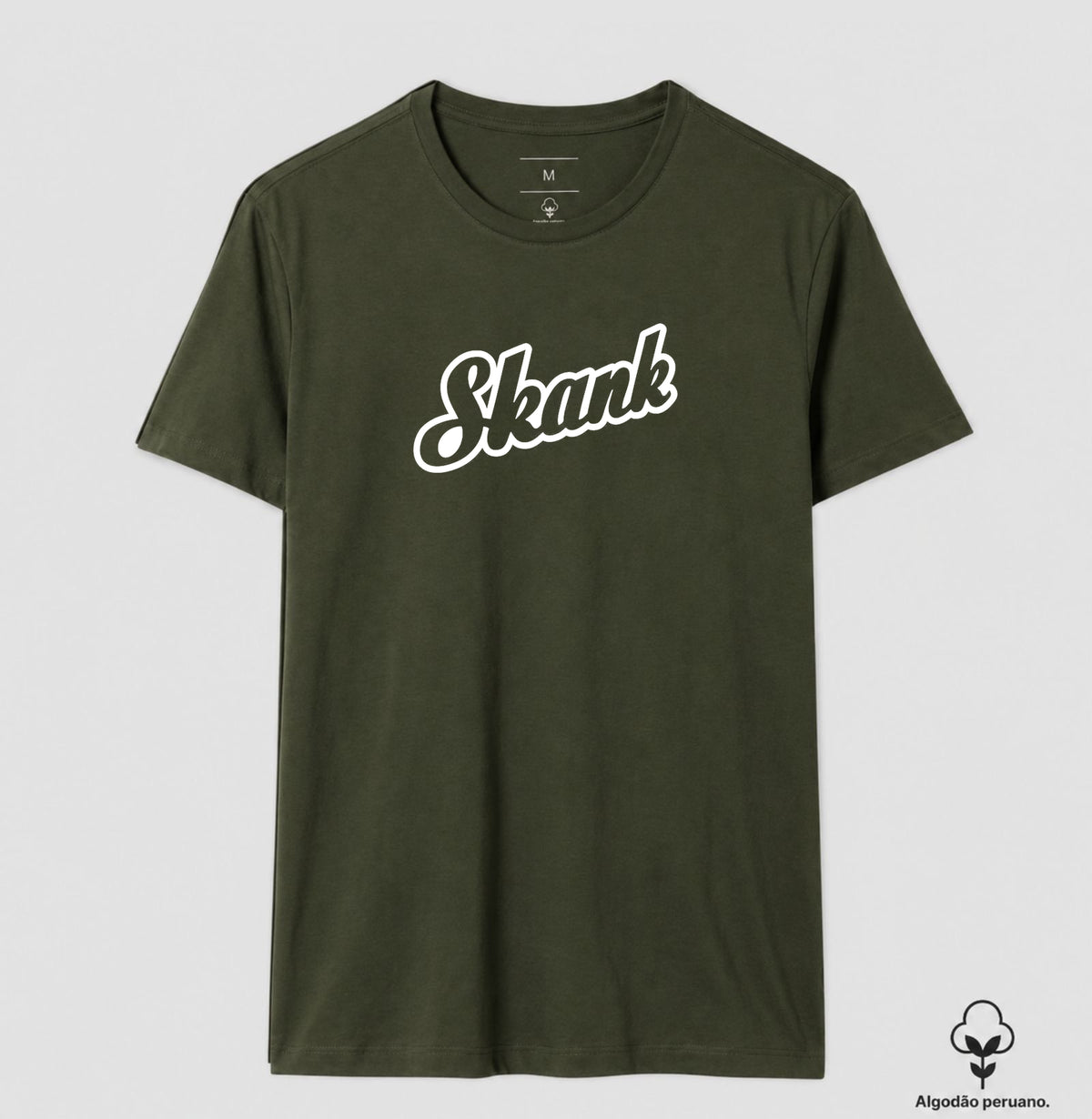 Camiseta Banda Skank Logo Algodão Peruano