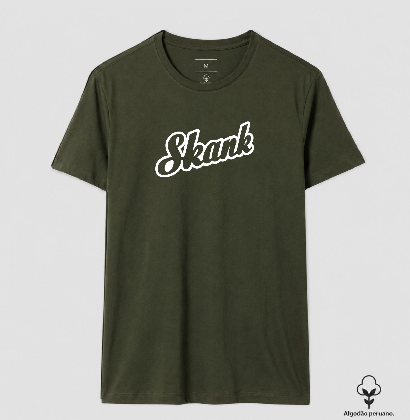 Camiseta Banda Skank Logo Algodão Peruano