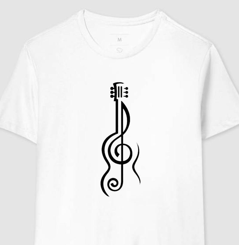 Camiseta Violão Clave de Sol