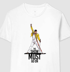 Camiseta Freddie Mercury The Show Must Go ON