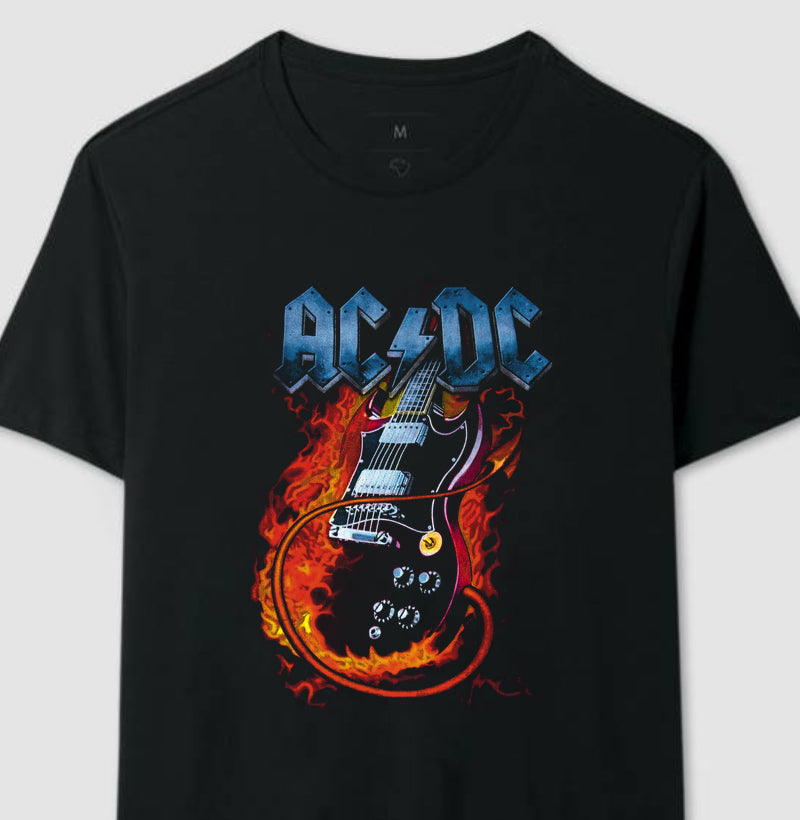 Camiseta AC/DC Guitarra