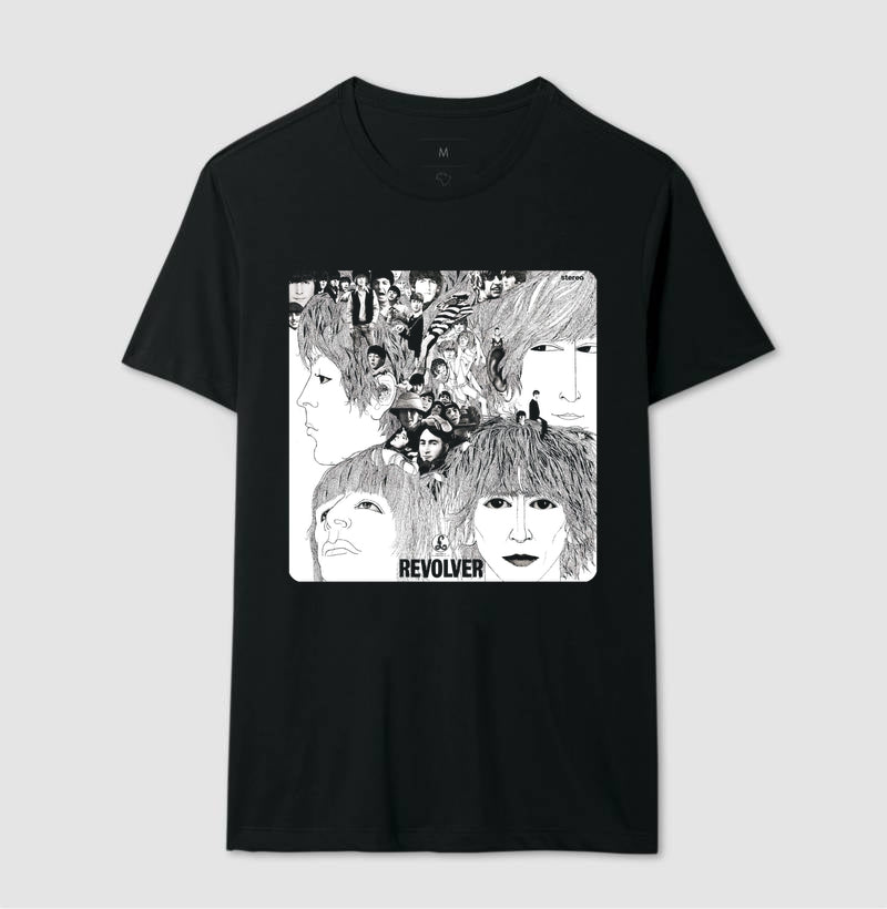 Camiseta Disco Beatles Revolver Álbum