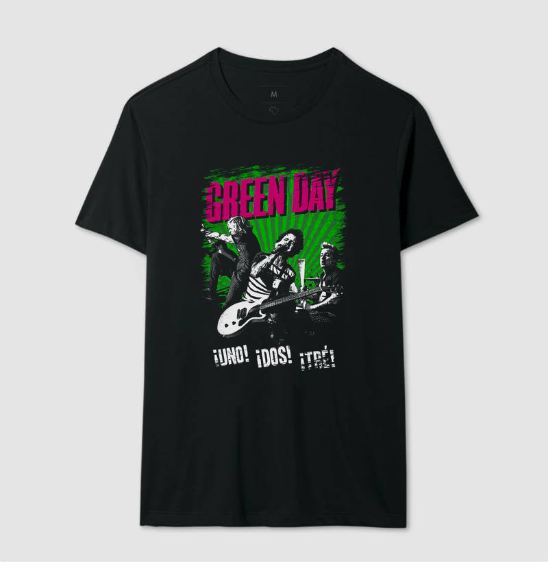 Camiseta Green Day Uno, Dos, Tré!