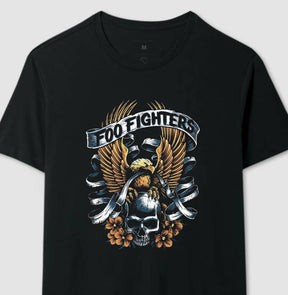 Camiseta Foo Fighters Águia e Caveira