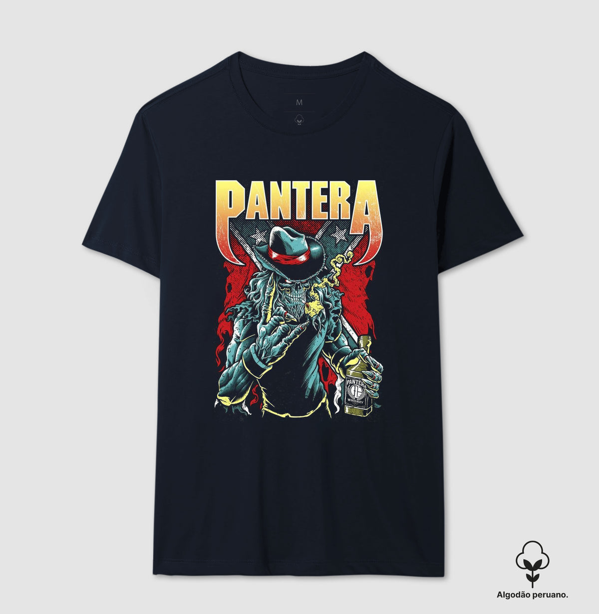 Camiseta Pantera Algodão Peruano