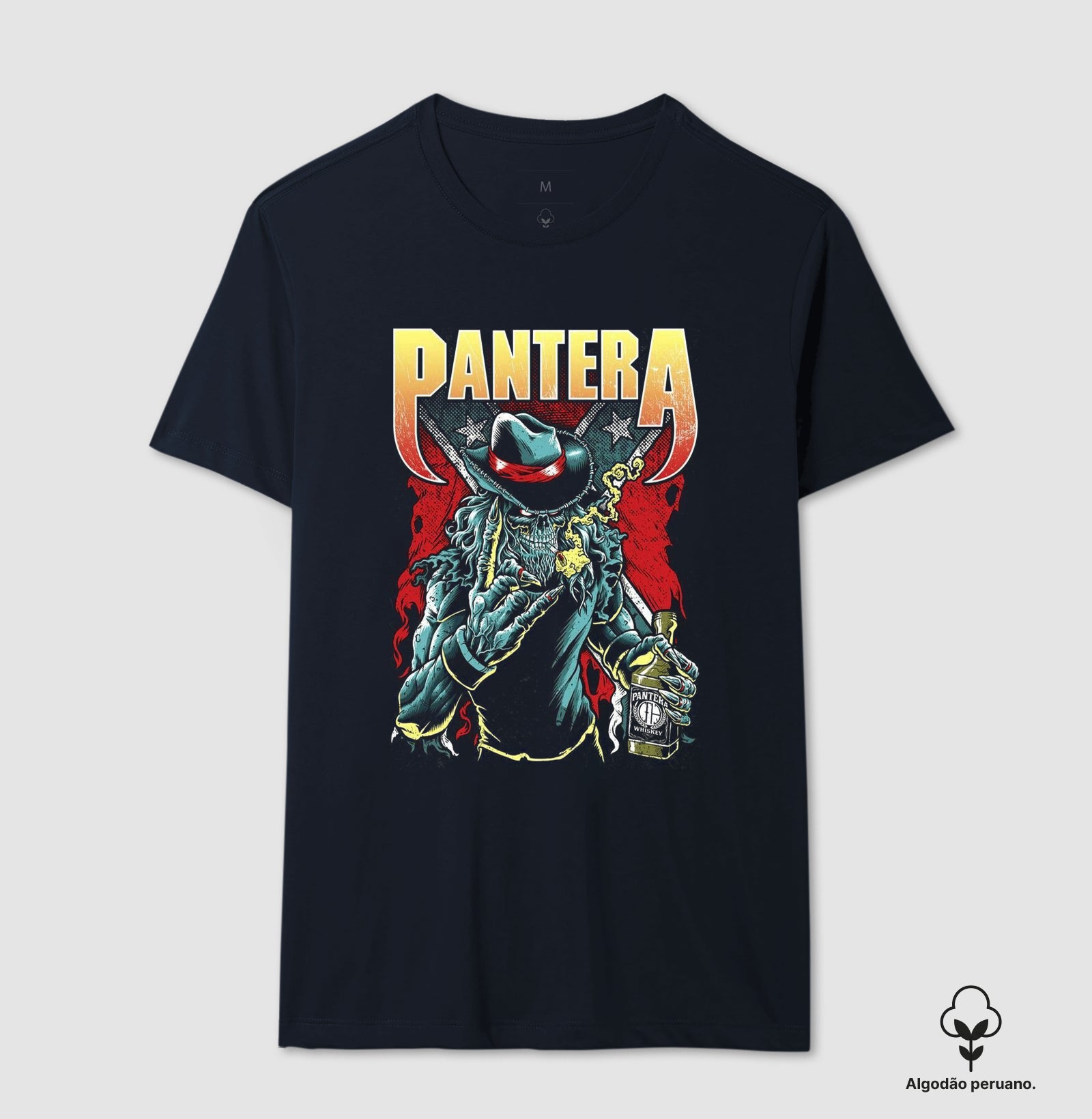 Camiseta Pantera Algodão Peruano
