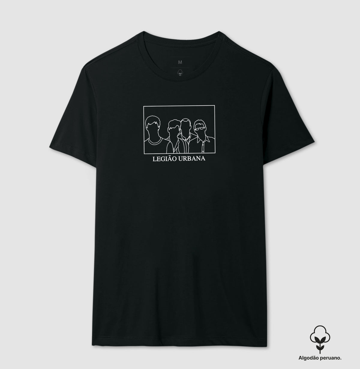 Camiseta Legião Urbana Silhueta Algodão Peruano