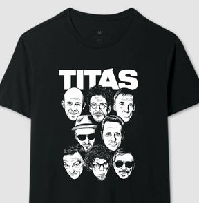 Camiseta Banda Titãs Faces