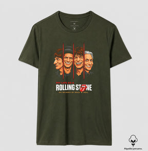 Camiseta Filme Rolling Stones Algodão Peruano