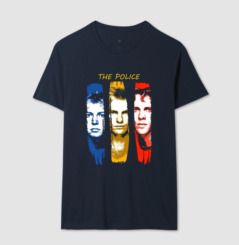 Camiseta The Police Faces