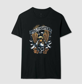 Camiseta Foo Fighters Águia e Caveira