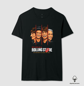 Camiseta Filme Rolling Stones Algodão Peruano
