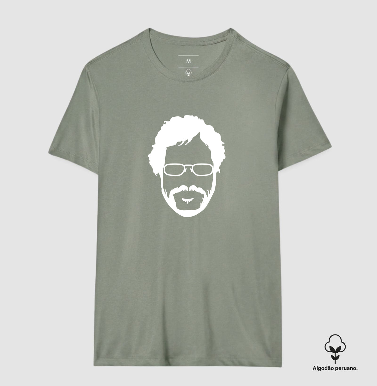 Camiseta Silhueta do Renato Russo Algodão Peruano