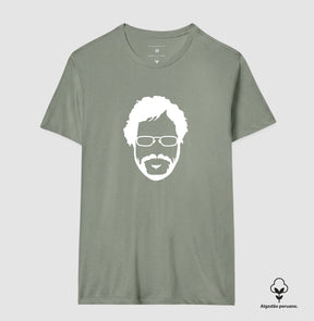 Camiseta Silhueta do Renato Russo Algodão Peruano