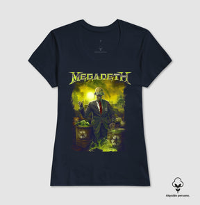 Camiseta Megadeth Toxic Algodão Peruano