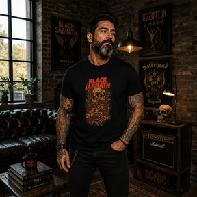 Camiseta Black Sabbath Caveira