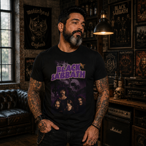 Camiseta Black Sabbath Roxo