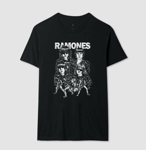 Camiseta Ramones Desenhado