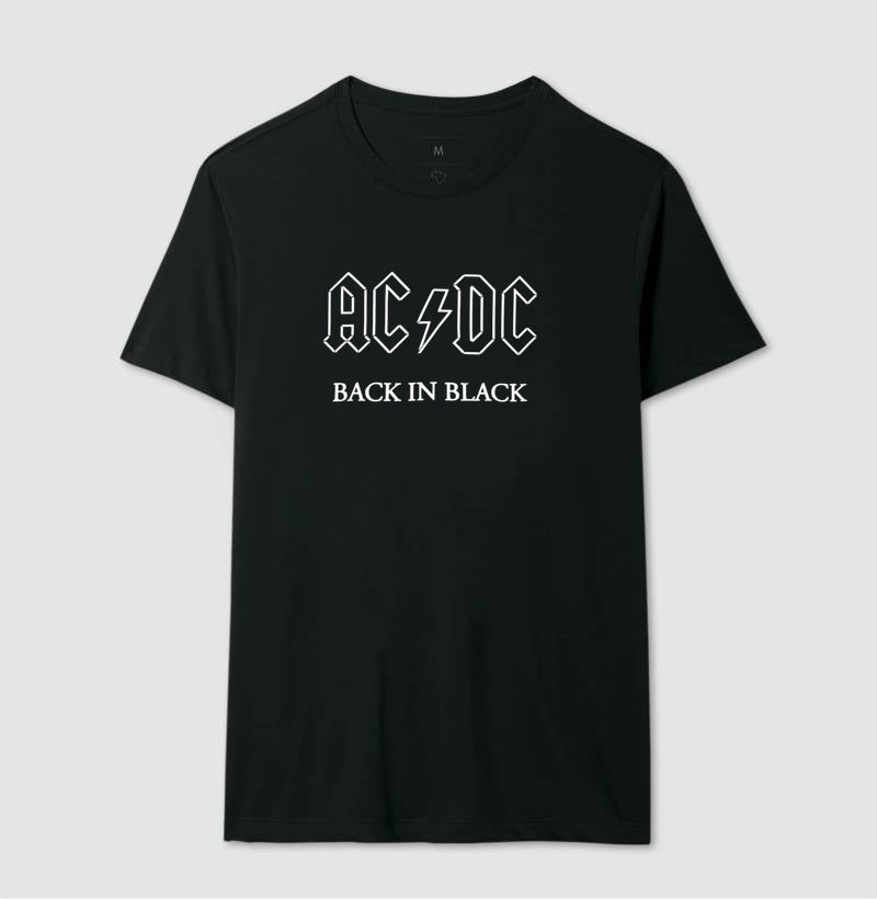 Camiseta Disco AC/DC Black in Black