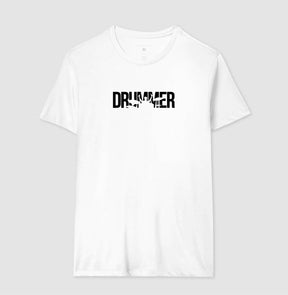 Camiseta Baterista Silhueta