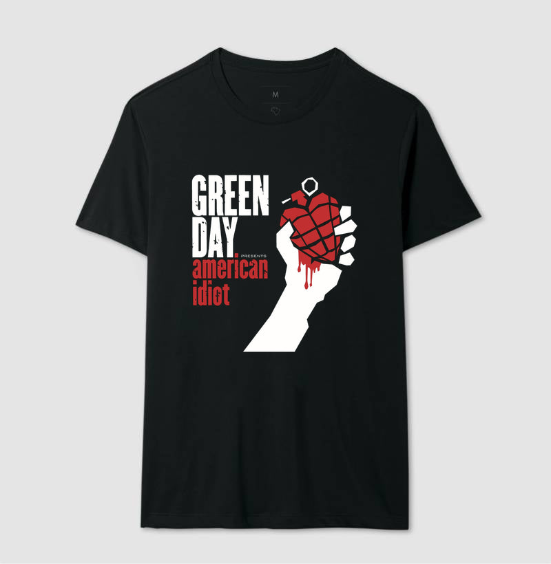 Camiseta Disco Green American Idiot