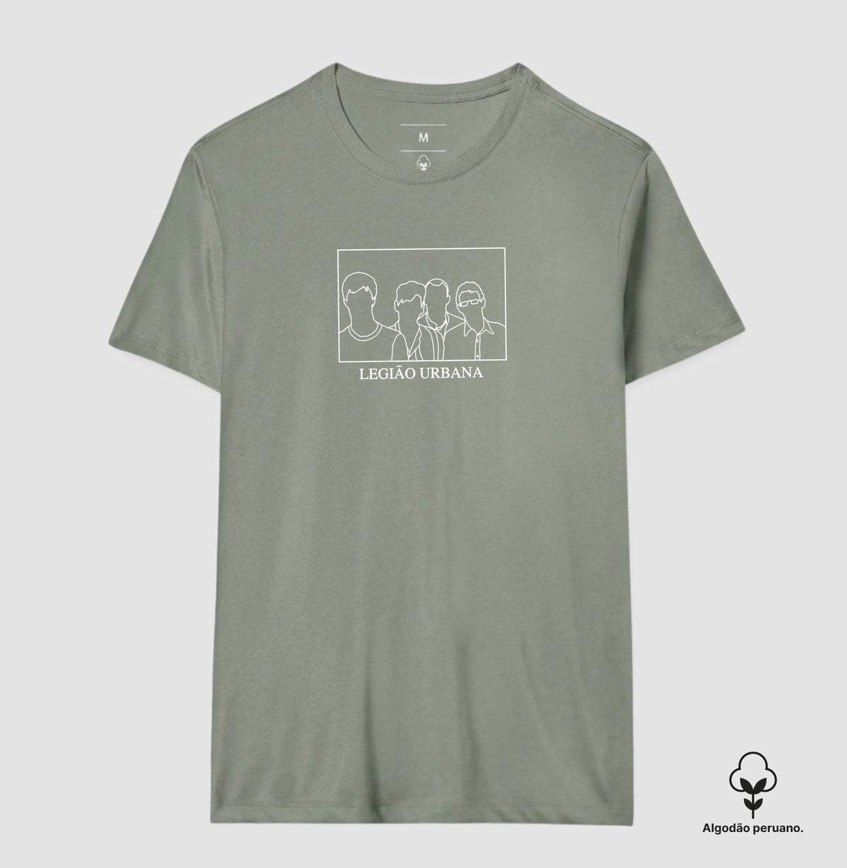 Camiseta Legião Urbana Silhueta Algodão Peruano
