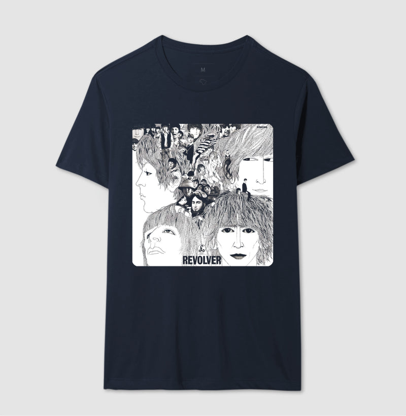 Camiseta Disco Beatles Revolver Álbum