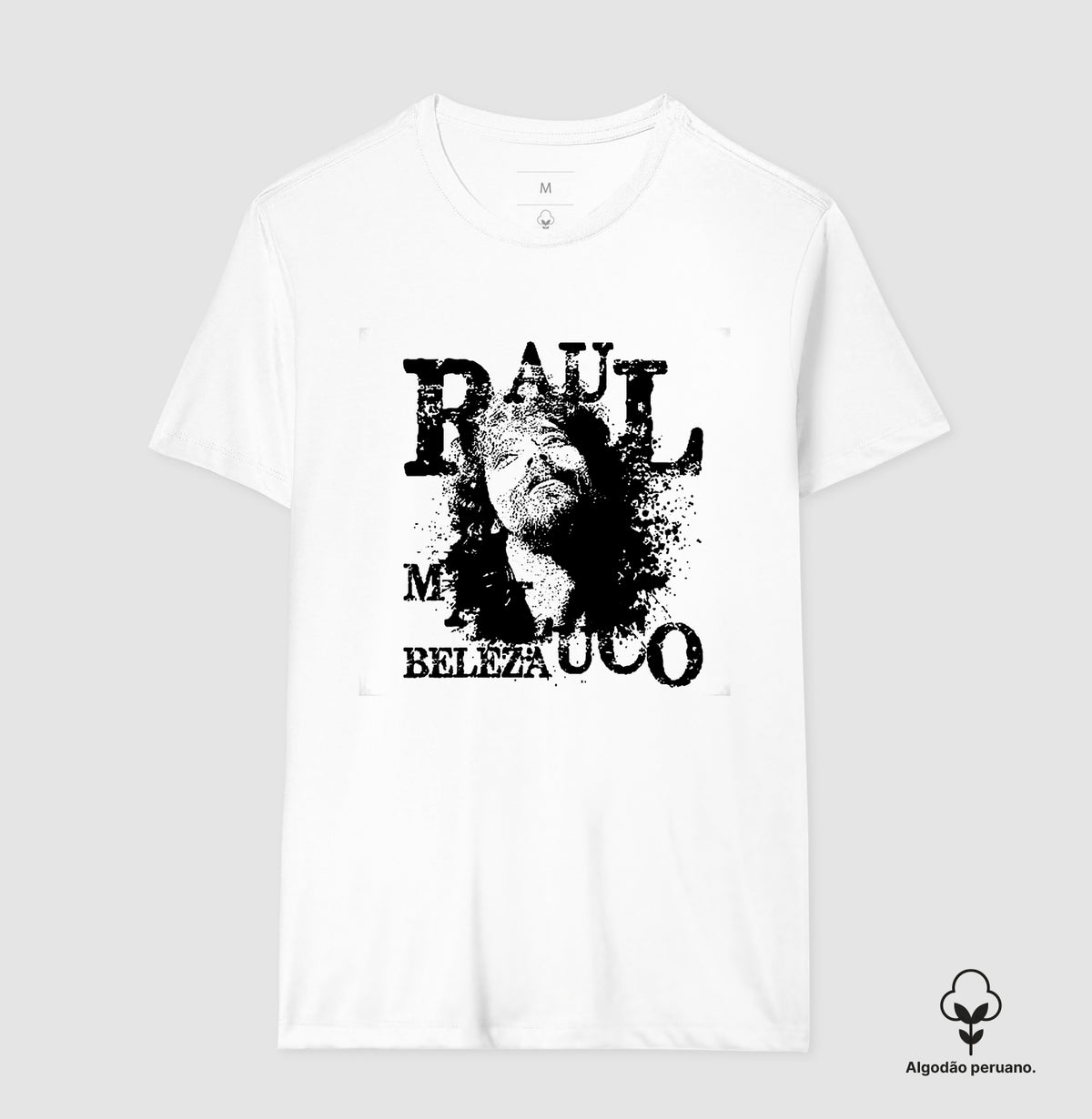 Camiseta Raul Seixas Maluco Beleza Algodão Peruano