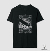 Camiseta Led Zeppelin Algodão Peruano