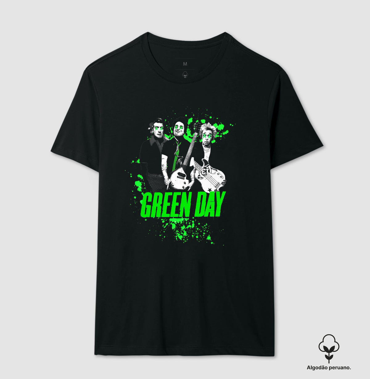 Camiseta Green Day Algodão Peruano