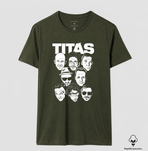 Camiseta Banda Titãs Faces Algodão Peruano