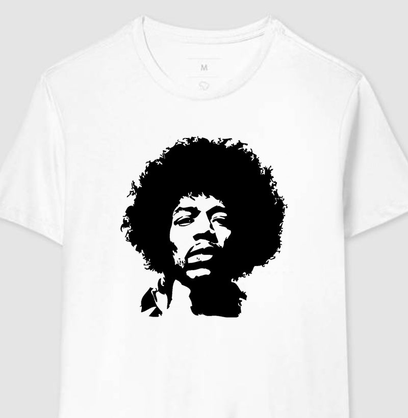 Camiseta do Jimi Hendrix Silhueta