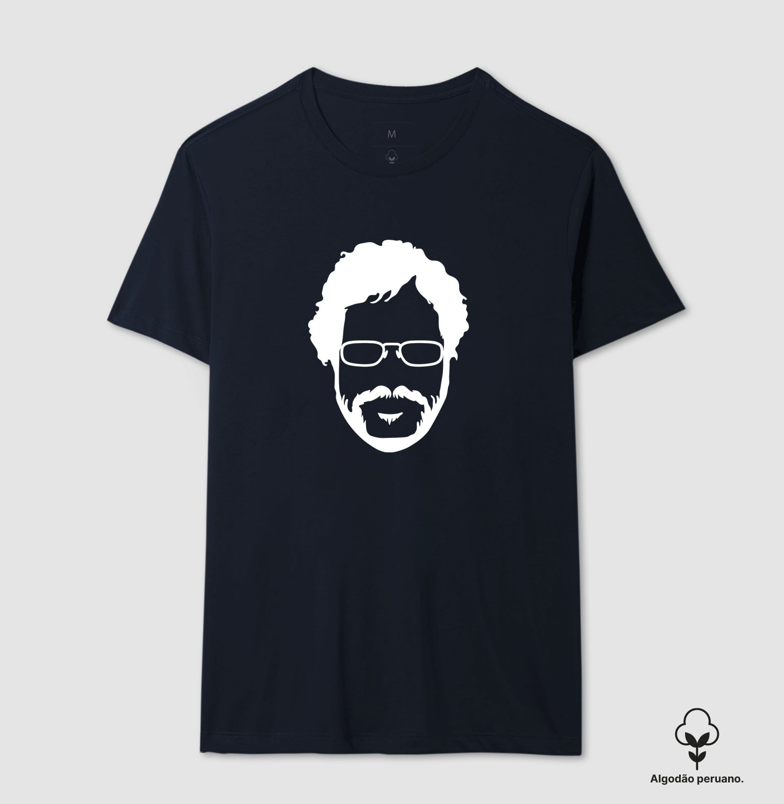 Camiseta Silhueta do Renato Russo Algodão Peruano