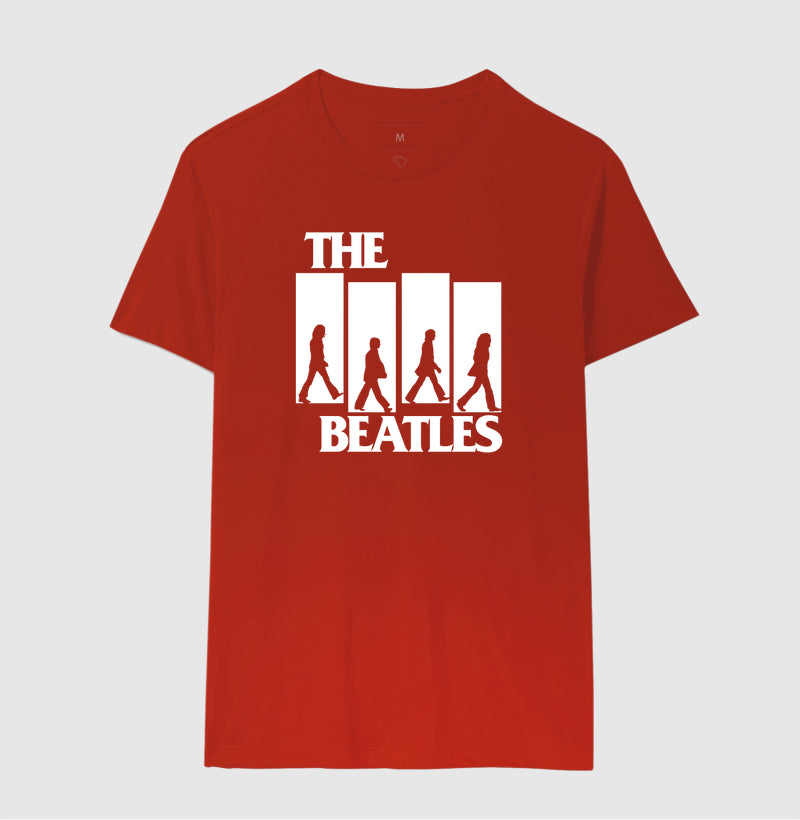 Camiseta The Beatles Caminhada Silhueta