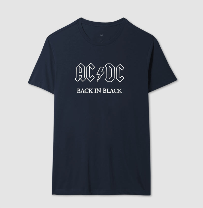 Camiseta Disco AC/DC Black in Black