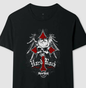 Camiseta Hard Rock Cruz na Caveira