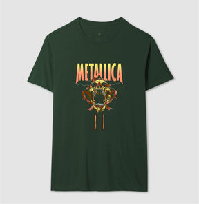 Camiseta Metallica Caveira Grito do Caos