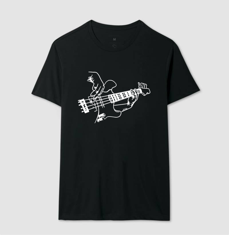 Camiseta Tocando Baixo Silhueta