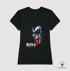 Camiseta Kiss Algodão Peruano