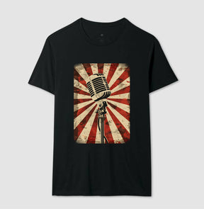 Camiseta Microfone Clássico