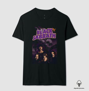 Camiseta Black Sabbath Algodão Peruano