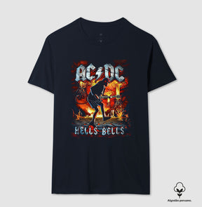Camiseta AC/DC Hells Bells Algodão Peruano