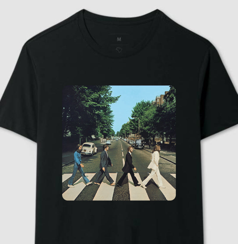 Camiseta Disco Beatles Abbey Road