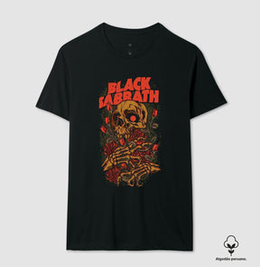 Camiseta Black Sabbath Algodão Peruano