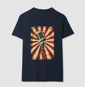 Camiseta Microfone Clássico